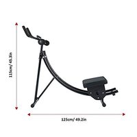 Gimnasio en casa Máquina de remo interior Fitness Core Toner Trainer Entrenamiento con contador para abdominales Abdominales Vertical Ab Trainer