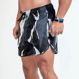Shorts de compression pour homme personnalisés, en coton écologique, séchage rapide, respirants, taille élastique, sportifs, été, motif uni, 100% coton - Product Image 4