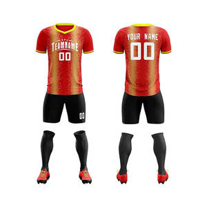 Uniforme de Fútbol Personalizado en Color, 100% Poliéster, para Venta en Línea - Product Image 1