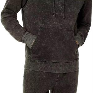 Conjunto de Sudadera con Capucha y Pantalones Deportivos de Alta Calidad con Lavado Ácido, Diseño Personalizado - Product Image 6