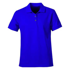 Polo en coton et polyester à manches courtes, streetwear décontracté, logo imprimé personnalisé pour hommes et femmes, service OEM de polo - Product Image 2