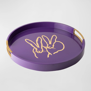 Bandeja de Servir de Madera para Pascua, de Una Sola Capa, Redonda, Estilo Americano, Artículos de Cocina al por Mayor de Vietnam - Product Image 1