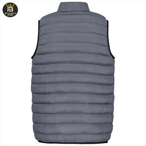 Couleur personnalisée matelassé gilets bouffants respirant hommes fermeture éclair style gilets bouffants veste d'hiver en gros - Product Image 3