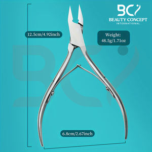 Coupe-ongles facile à utiliser, antidérapant, en acier inoxydable, service OEM, qualité supérieure, coupe-ongles de podologie, ouverture large des lames - Product Image 4