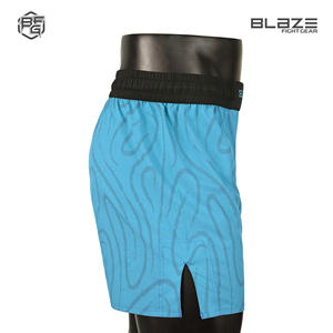 Fabricante al por mayor High Street MMA Shorts Diseño de logotipo personalizado para hombres Mujeres Patrón ecológico Decoración Servicio OEM - Product Image 6