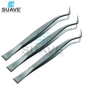 Pinzas curvas de acero inoxidable para uso médico duradero, pinzas para oreja y nariz, cuidado de la salud por INSTRUMENTOS QUIRURGICOS SUAVE - Product Image 4