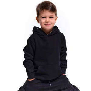 ชุดวิ่งจ๊อกกิ้งเด็กแขนยาวเสื้อฮู้ดแบบสวมหัวมีสีและสไตล์งานตามสั่ง - Product Image 4