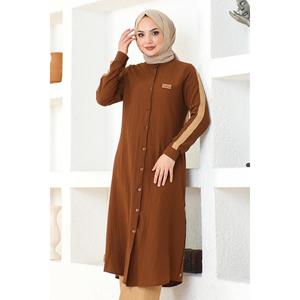 Ensemble de costume boutonné décontracté mi-long - Product Image 2