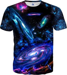 T-shirt pour homme à motif abstrait imprimé par sublimation, manches courtes, col rond, tricoté, coupe classique, 100 % polyester - Product Image 3