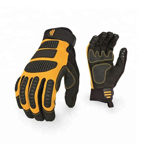 Rigger Nivel 5 Guantes de mecánica de cuero Nueva llegada Personalización Caliente Maquinaria de trabajo de seguridad Guantes de mecánica de cuero de corte - Product Image 1