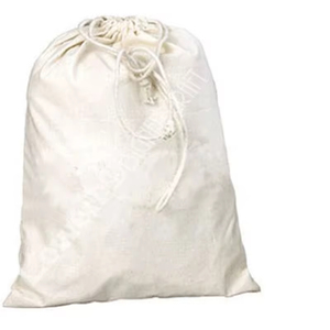 Vente en gros Sac à cordon en toile de coton 8 pouces X 10 pouces Pochette cadeau à cordon Bijoux Sacs de mariage Fournisseur Taille personnalisée Couleur - Product Image 1