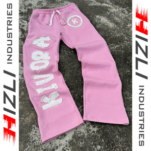 100%Custom Solid Heavyweight Fleece Streetwear Eco-Friendly Sweatsuit Distressed <b>Embroidery</b> <b>Set</b> Rhinestone Sunfade Wash - Product Image 5