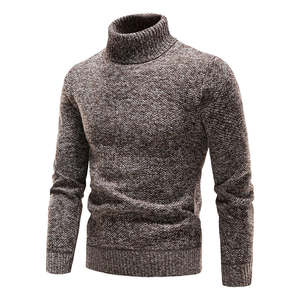 <b>Men</b> <b>Turtleneck</b> <b>Sweater</b> Classic Knitwear Warm Pullover Winter Fashion Soft Slim Fit Casual Long Sleeve Stylish Breathable - Product Image 1