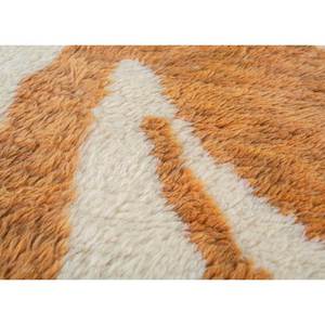 Alfombra de Lana Anudada a Mano Zuri Ivory Pae-4631 con Patrón Abstracto para Sala de Estar, Entrada, Dormitorio, Pasillo, Alfombra Rectangular Tipo Rompecabezas - Product Image 2