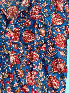 Handmade Summer Casual Cotton <b>Men's</b> Floral Printed <b>Shirt</b> <b>for</b> <b>Beach</b> Wear Breathable Short-Sleeved Vacation <b>Shirt</b> - Product Image 4