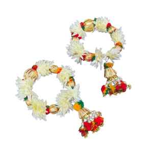 Mehndi Mayoon, bracelets artisanaux en perles artificielles écologiques pour femmes, ensembles de bracelets brodés, tailles et couleurs personnalisées disponibles - Product Image 1