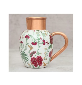 Pichet à eau en acier inoxydable et imprimé, pichet à eau de qualité supérieure, forme personnalisée et taille Simple - Product Image 2