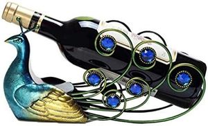 ชั้นวางขวดไวน์โลหะสีดำ TQC ดีไซน์ทันสมัย เป็นมิตรกับสิ่งแวดล้อม เหมาะสำหรับบาร์ โรงแรม ร้านอาหาร ของตกแต่ง - Product Image 6