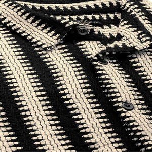 Camisa Casual de Manga Larga para Hombre OEM, Antiarrugas, Transpirable, 100% Algodón Orgánico Lavado, para Adolescentes, Verano 2024 - Product Image 3