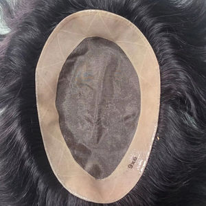 Perruque et toupet pour homme en cheveux indiens Remy Taz Hair - Base mono - Léger, doux et écologique - Product Image 1