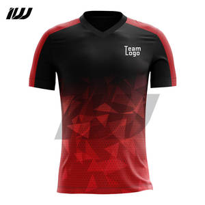 Uniformes de football professionnels légers à séchage rapide, maillots de football par sublimation, manches courtes, vêtements d'entraînement - Product Image 3