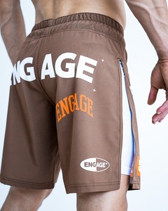 Shorts de combat athlétiques en tissu extensible durable, légers et respirants, pour l'entraînement et la pratique sportive, pour hommes, usage quotidien. - Product Image 1