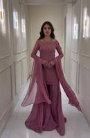 Costume personnalisé pakistanais dernière collection de vêtements en ouate brodée entièrement lourde Salwar Kameez robe prête à porter