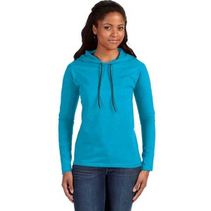 T-shirt respirant blanc pour femmes, léger, à manches longues, 100% fibre de bambou, polaire, écologique - Product Image 4