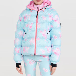 Logo Printed Bubble <b>Jacket</b> <b>Women</b> Custom Insulated Outerwear Designed For Corporate And Retail Use Wholesale ODM Orders - Product Image 4