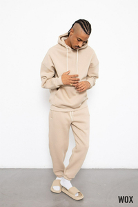 ชุดวอร์มแบบยูนิเซ็กซ์ ปี 2023 เป็นมิตรกับสิ่งแวดล้อม ไซส์พลัส ชุดฮู้ดดี้และกางเกงจ็อกเกอร์สั่งทำพิเศษ ผ้าฝ้าย 100% ทรงโอเวอร์ไซส์ คุณภาพพรีเมียม ขายส่ง สไตล์คนเมือง - Product Image 3