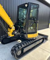Excavatrice compacte sur chenilles Yanmar ViO50 de 5 tonnes d'occasion pour la construction et l'aménagement paysager