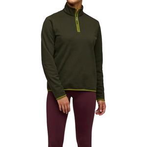 Veste polaire à demi-zip personnalisée avec logo, coupe-vent en polyester à manches longues et col montant pour l'extérieur - Product Image 5