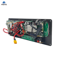 Amplificateur de puissance karaoké 240W, amplificateur audio double canal avec double entrée microphone pour système de haut-parleurs domestiques