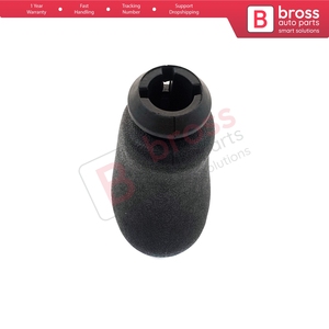 BSP542 5 Speed Gear Shift Stick Knob Black Chrome For Clio MK3 Scenic Kangoo Megane Laguna MK2 Sandero Logan <b>Duster</b> Dokker 82000 - Product Image 6