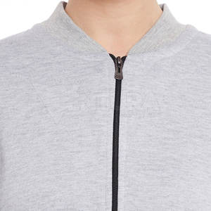 2024 meilleure qualité femmes décontracté Bomber veste Slim Fit tricoté en cuir coquille col montant personnalisé respirant hiver laine doublure - Product Image 3