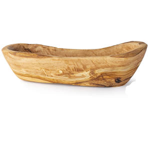 Haute qualité nouveauté mangue en bois taille personnalisée bol à pâte en bois écorce bord pâte bol naturel fini pour la cuisine utiliser bol - Product Image 3
