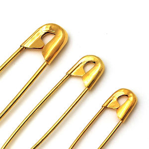 Prym อุปกรณ์เย็บผ้า27/38/50มม. เข็มกลัดสีทองคละสี - Product Image 2