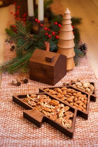 Bandeja DE SERVICIO DE MADERA hecha a mano de Material de madera de Navidad para uso en hoteles y hogares Uso en festivales - Product Image 5