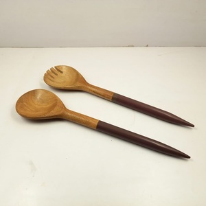 Ensemble de couverts en bois jetables écologiques de qualité supérieure Fourchettes en bois de bouleau biodégradables Cuillères et couteaux combinés - Product Image 3