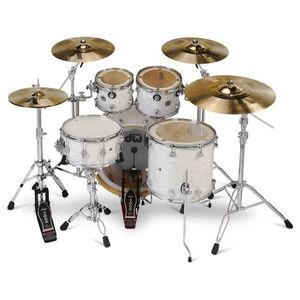Juego de Batería DW DWe de 5 Piezas, Color Blanco, Perla Marina, Nuevo Modelo 2025, Calidad Superior - Product Image 2