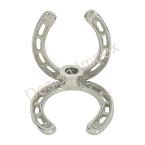 Chandelier de qualité minimaliste support fonte d'aluminium fête événement Antique Design cheval étrier bougeoir pour la décoration - Product Image 2