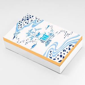 White lacquer <b>vanity</b> trinket <b>box</b> lacquerware for home desktop styling on trend lacquered boxes - Product Image 6