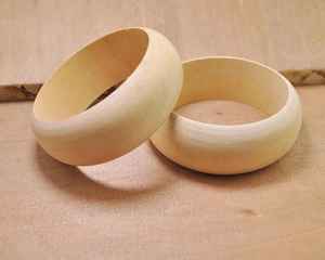 Bracelets et joncs traditionnels tribaux en bois écologiques, faits à la main, bijoux de mode modernes, artisanat naturel - Product Image 4