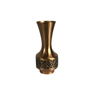 Floreros de aluminio decorativos grabados a mano, gran oferta, florero alto de Metal para decoración de fiesta de Navidad - Product Image 5