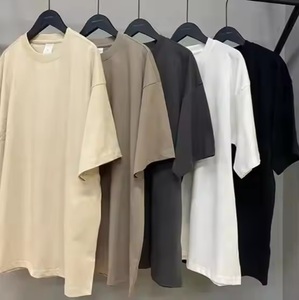 Qualité prix Unique rue meilleure vente été Stock décontracté lavé Streetwear surdimensionné lavage à l'acide 100% coton O cou t-shirt - Product Image 1