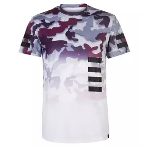 Camouflage Print Fabrikant Hot Hoge Kwaliteit Verkoop T-Shirts Afdrukken Custom Katoen Mannen Blanco T-Shirt