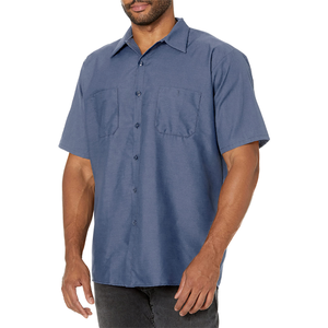 Chemise de travail polo en coton à manches courtes coupe régulière pour homme, coupe ample, impression personnalisée, nouvelle arrivée, été, grande taille - Product Image 1
