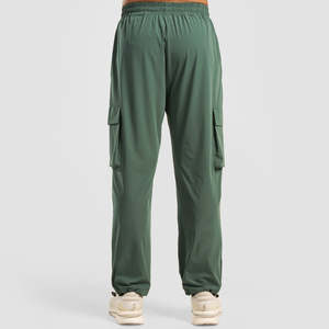 Pantalon Tactique Cloud Fit Vert Style Classique 6XL avec Logo Personnalisable, Fermetures Éclair Décoratives et Lavage Coloré, Coupe Ample - Product Image 3