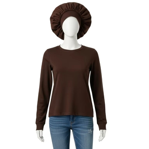 Gorros Casuales para Mujer Adulta, Tela de Poliéster Suave, Transpirable, Ligero, Protección para el Cabello, Gorro para Dormir, Uso Doméstico, Gorro para Mujer - Product Image 5