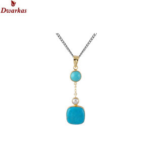 Clásico S925 plata esterlina limón cuarzo piedra preciosa colgante collar al por mayor precio bajo stock listo - Product Image 3